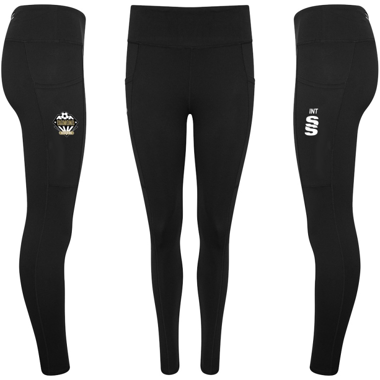 Youth's Performance Full Length Leggings : Black